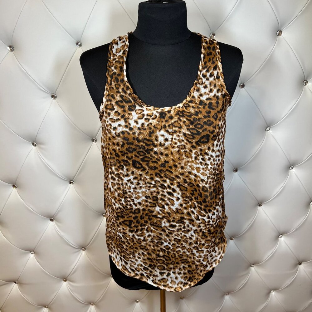 Charlotte Russe Leopard Print Women's Top Size XS